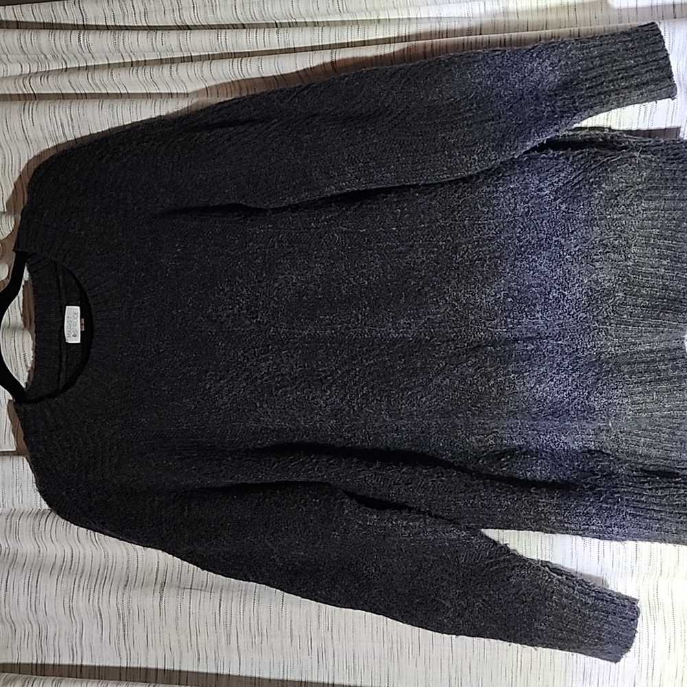 Market and Spruce Emma Novelty Stitch Chunky Crewneck Sweater
